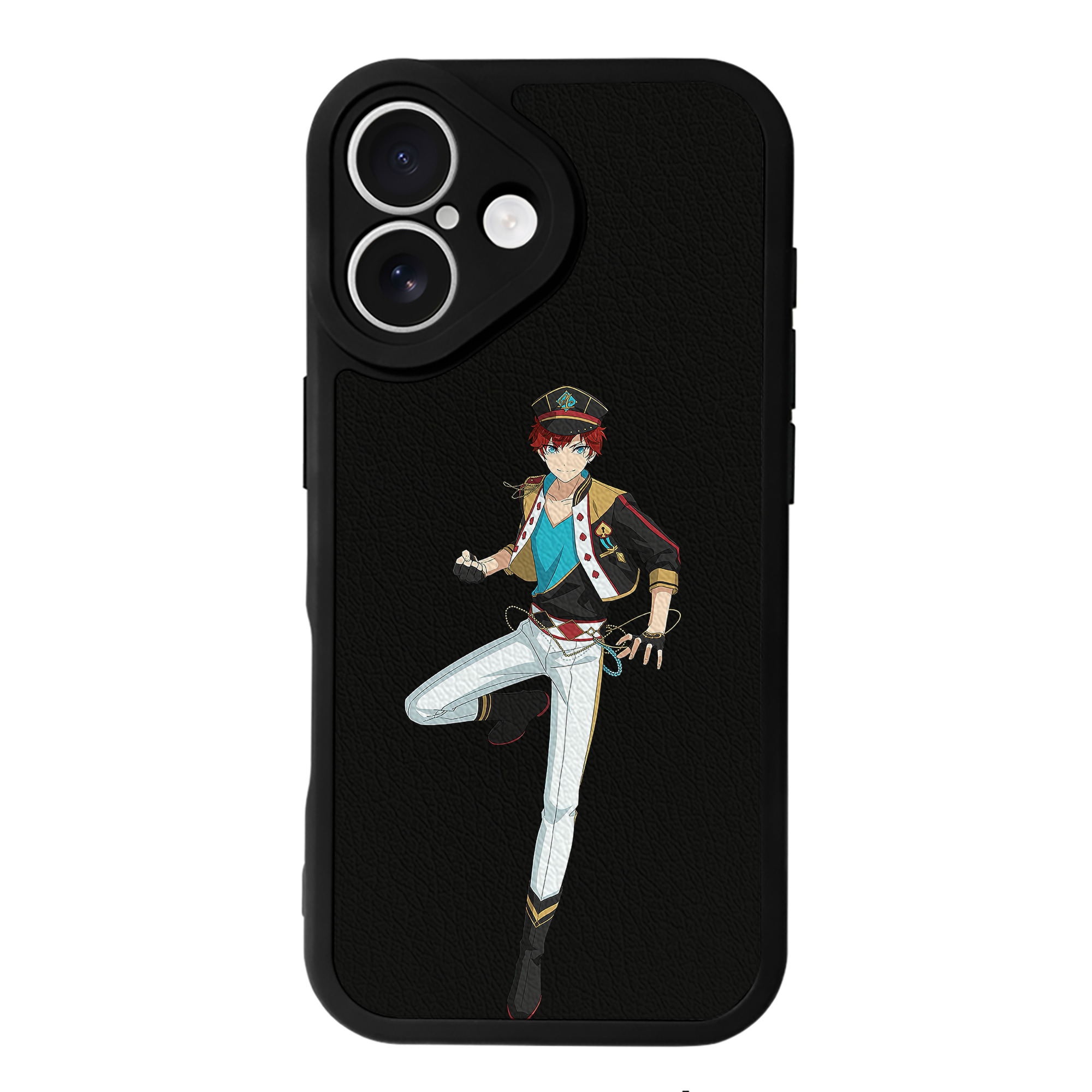 （画像用） あんさんぶるスターズ! Ensemble Stars 【iPhone 16シリーズ対応】シリコンスマホケース（レザー調） 材質：シリコン